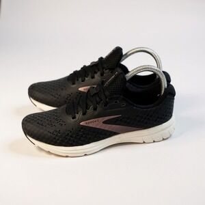 Brooks Ghost 14 Women Running Shoes Black Rose Gold Size 9 Medium B 1203401B008